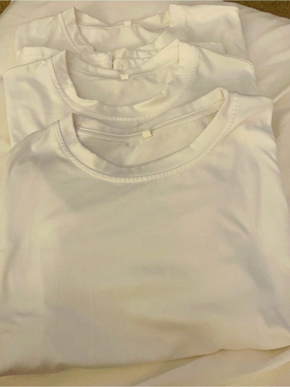 3pk. Classic White Crewneck Men’s T-Shirt - Soft Everyday Tee